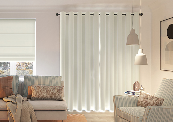 Ultra Luxe Velvet, White Lace - Made to Measure Curtains - Image 7